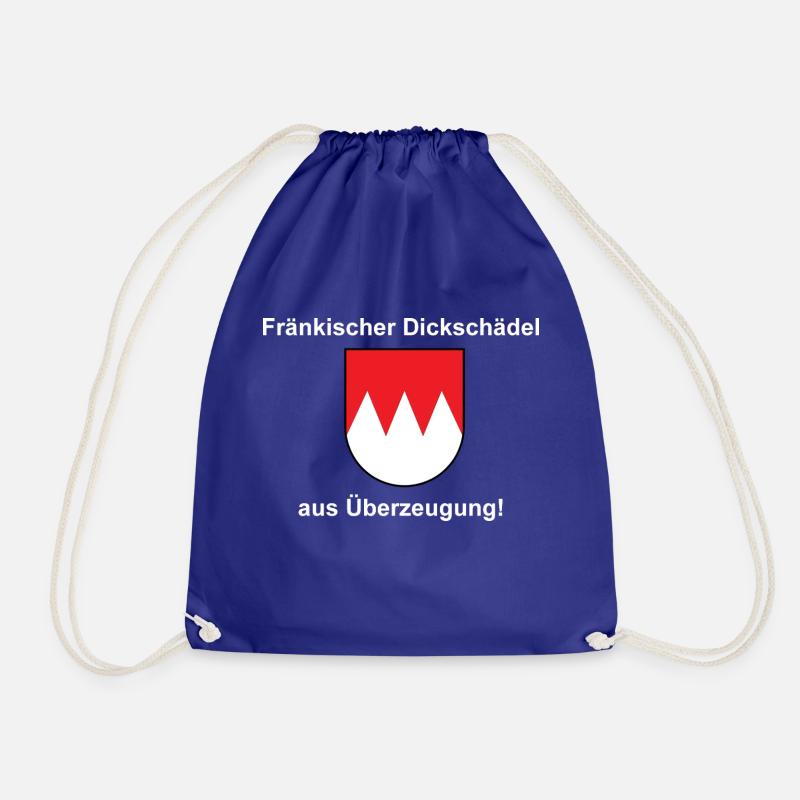 Fränkischer Dickschädel - Turnbeutel - Königsblau