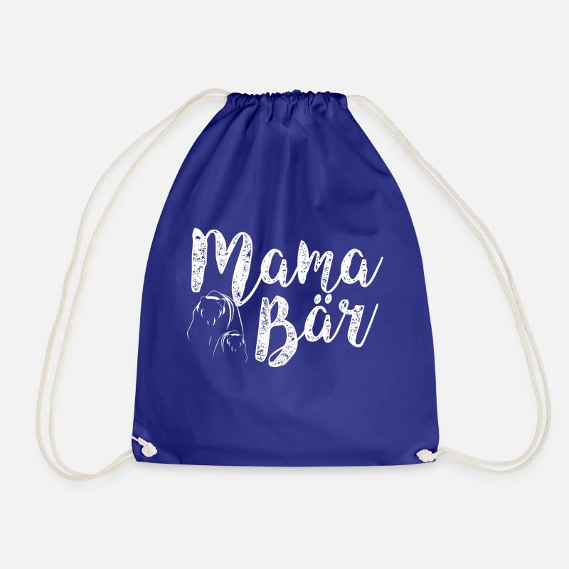 Mama Bär - Turnbeutel - Königsblau