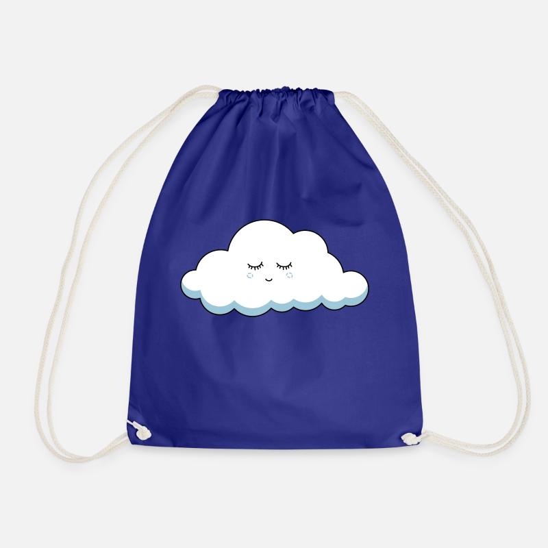 schlafende Wolke - Turnbeutel - Königsblau