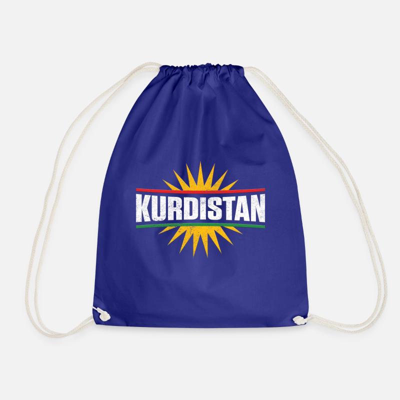 Kurdistan - Turnbeutel - Königsblau