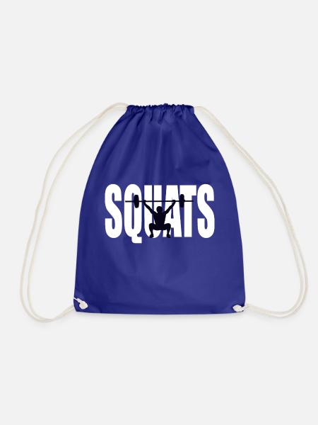 Squats Gym Logo - Turnbeutel - Königsblau