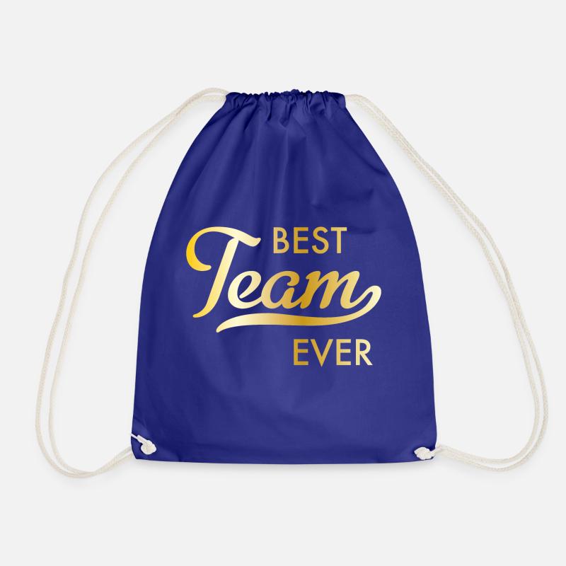 Bestes Team - Turnbeutel - Königsblau