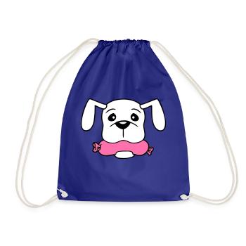 Chien Saucisse Bouche Faim Nourriture Mange Saucisses Sucré - Sac de sport léger - bleu roi - Devant