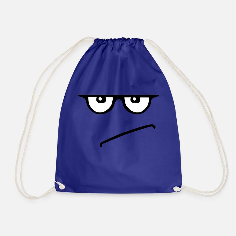 grumpy - Drawstring Bag - royal blue
