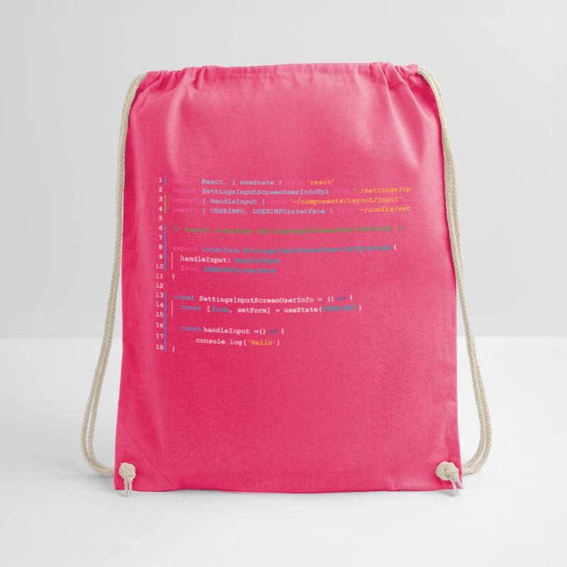 Code des programmeurs dans React Sac de sport léger