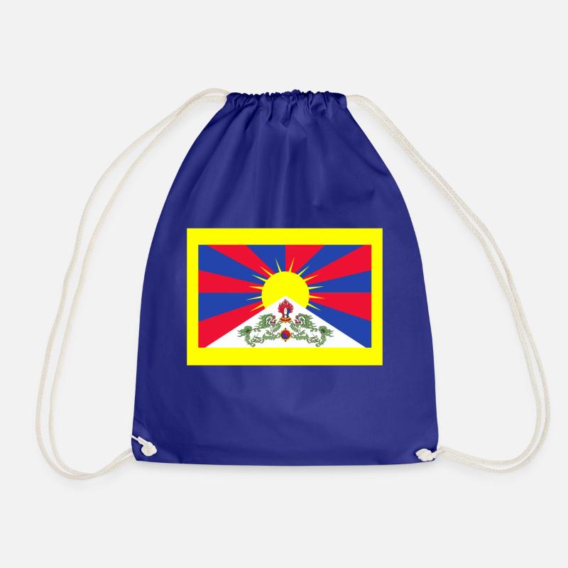 Tibet - Turnbeutel - Königsblau