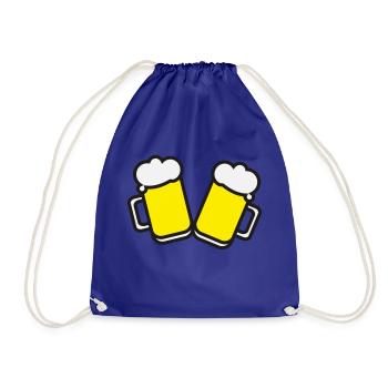 Biergläser - Turnbeutel - Königsblau - Vorne
