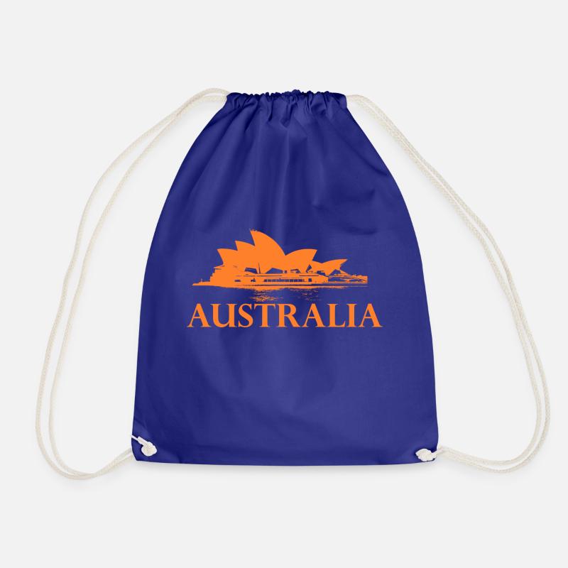 Australien - Opera House / Geschenkidee - Turnbeutel - Königsblau