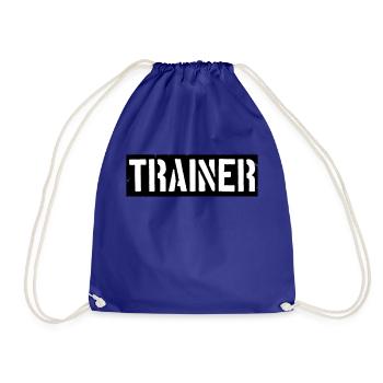 Coach logo design - Drawstring Bag - royal blue - Front