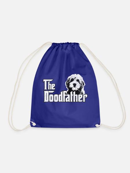 Der Doodfather Goldendoodle Dad Fathers Day - Turnbeutel - Königsblau