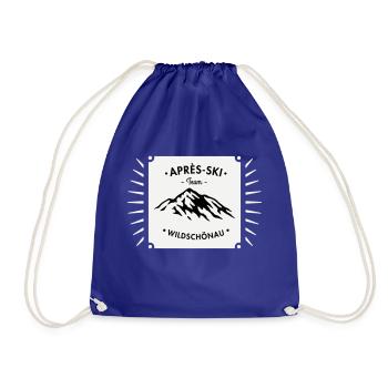 Après-Ski Wildschönau - Drawstring Bag - royal blue - Front