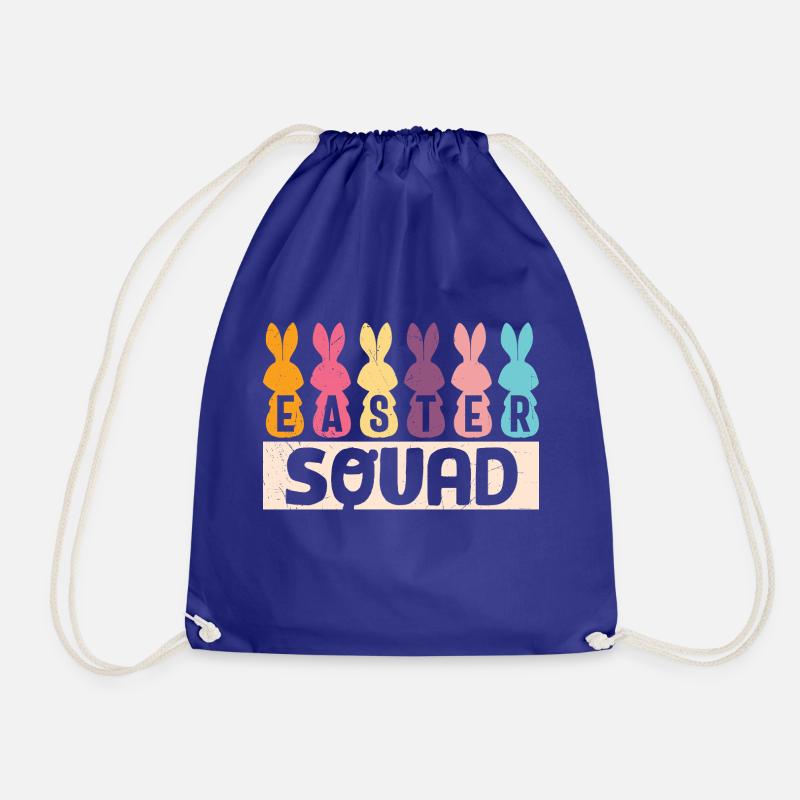 Easter Team - Drawstring Bag - royal blue