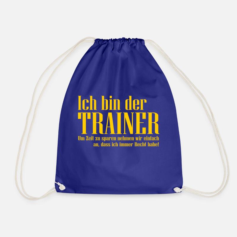 Trainer - Turnbeutel - Königsblau