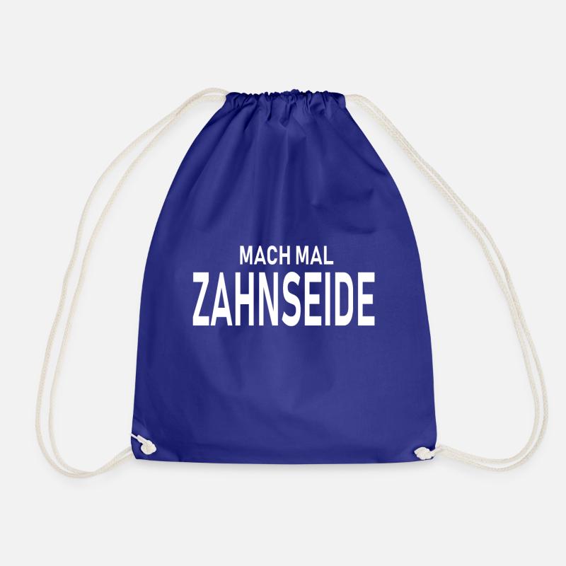 floss - Drawstring Bag - royal blue