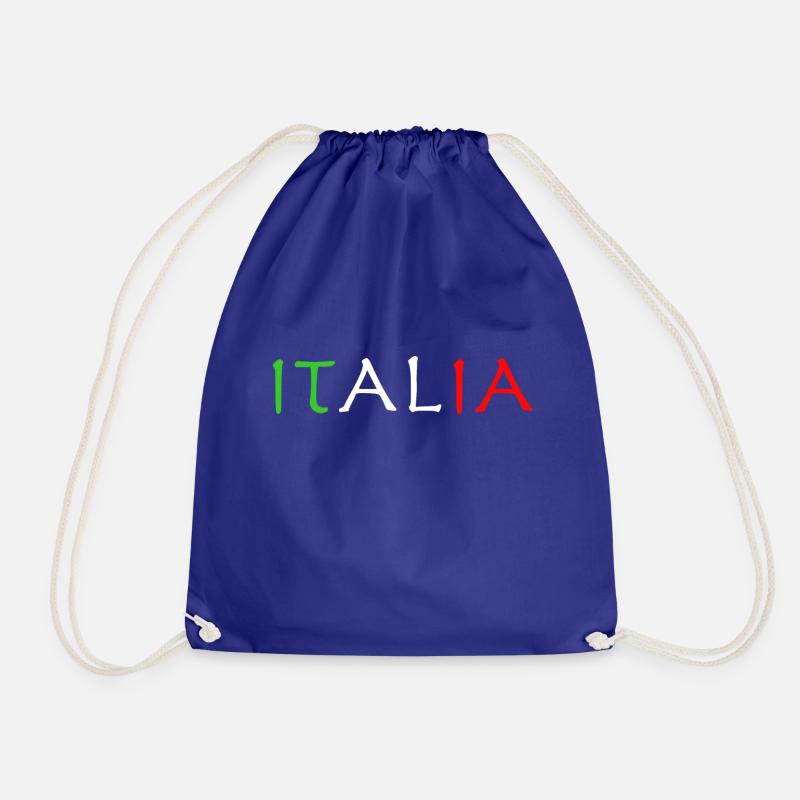 Italia - Drawstring Bag - royal blue