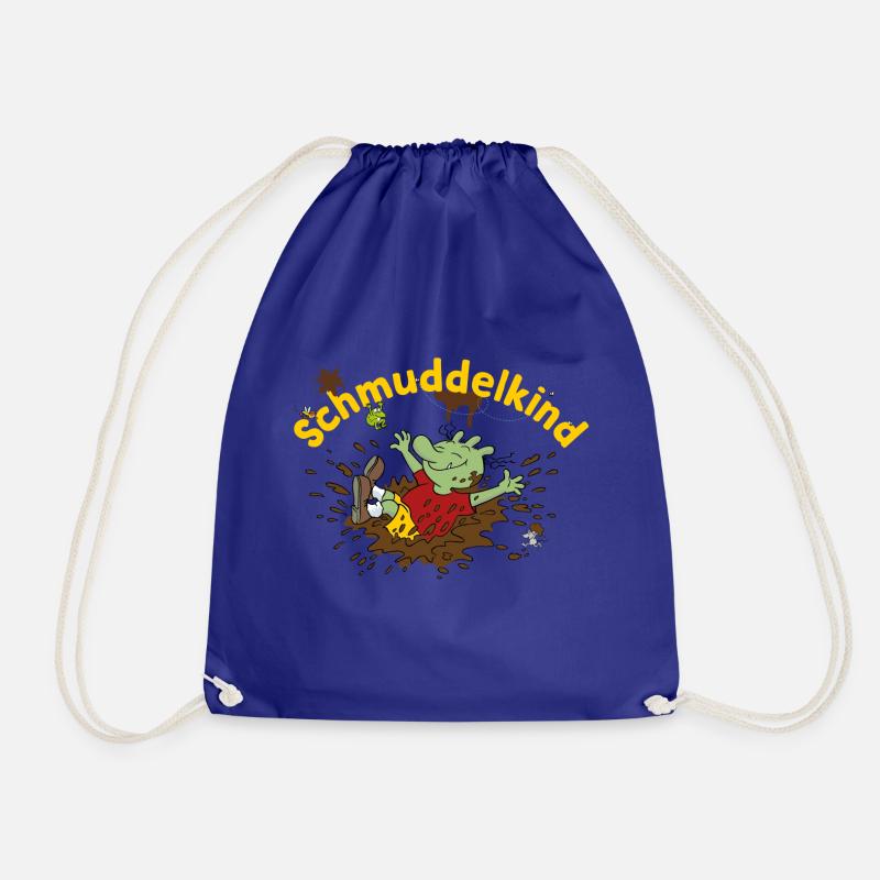 Die Olchis Classic Schmuddelkind - Turnbeutel - Königsblau