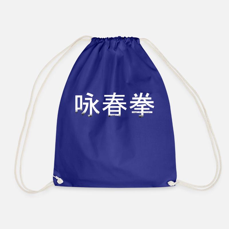 Wingchun - Drawstring Bag - royal blue