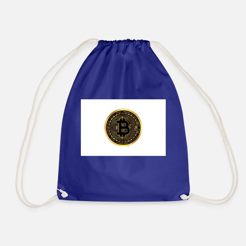 BitCoin Emblem - Turnbeutel - Königsblau