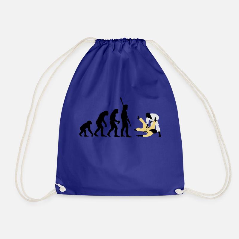 evolution_judo_a_3c - Drawstring Bag - royal blue