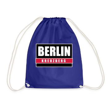 Berlin Kreuzberg Hauptstadt Berliner T-Shirts - Turnbeutel - Königsblau - Vorne