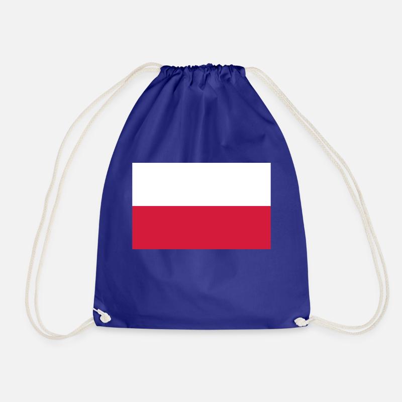 Polen Flagge Geschenkidee - Turnbeutel - Königsblau