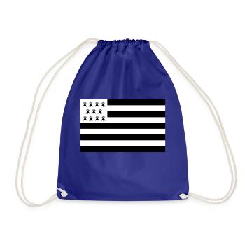 Drapeau Breton - Sac de sport léger - bleu roi - Devant