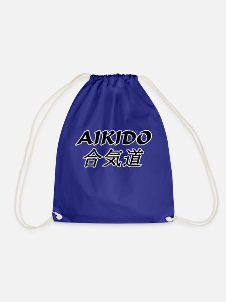 Aikido - Turnbeutel - Königsblau