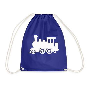 locomotive - Drawstring Bag - royal blue - Front