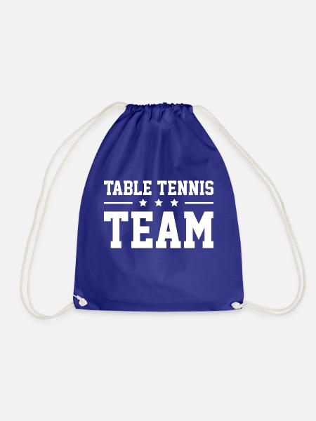 Table Tennis Team - Turnbeutel - Königsblau