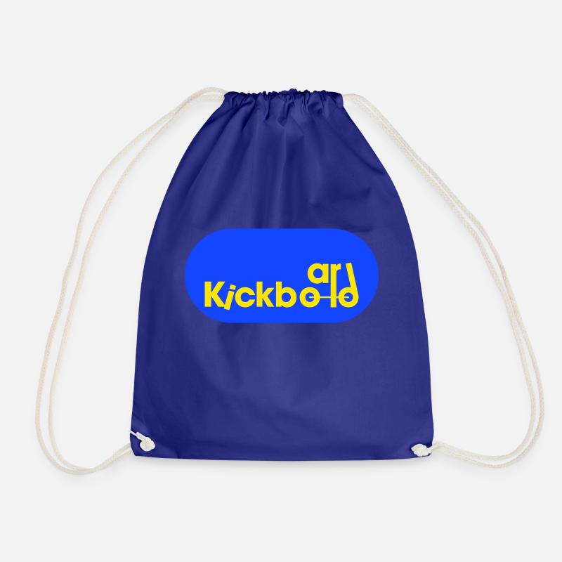 Kickboard Logo - Drawstring Bag - royal blue