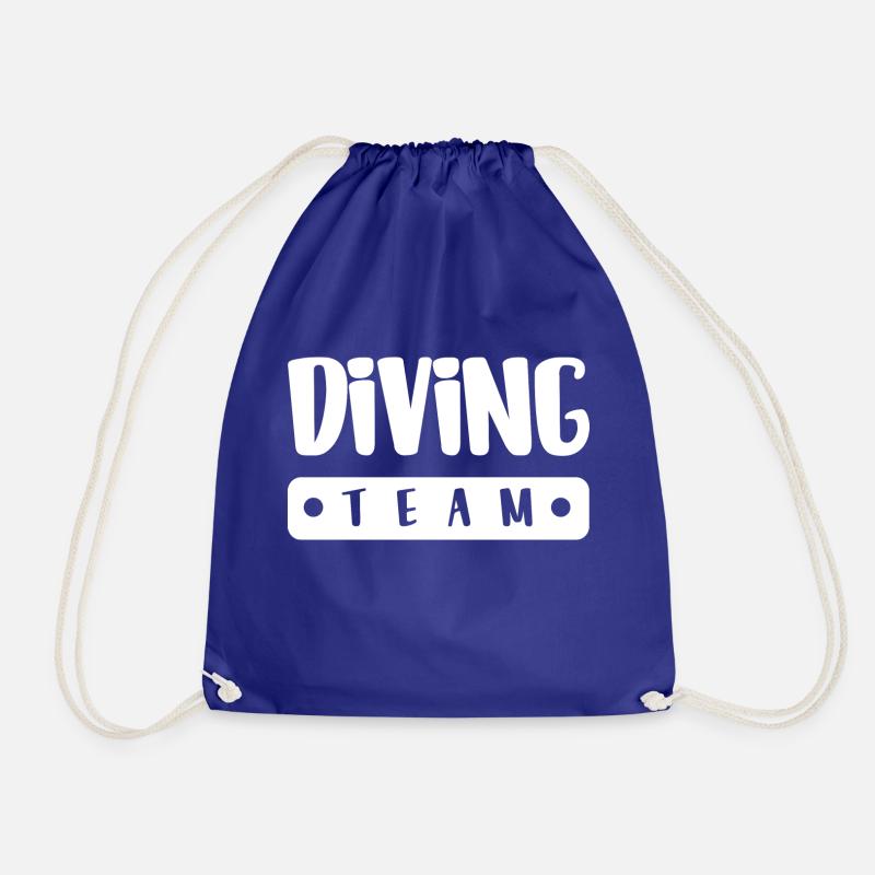 Diving Team - Turnbeutel - Königsblau