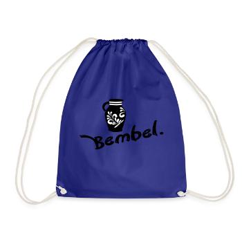Bembel. - The Frankfurt Original #069 #Frankfurt - Drawstring Bag - royal blue - Front