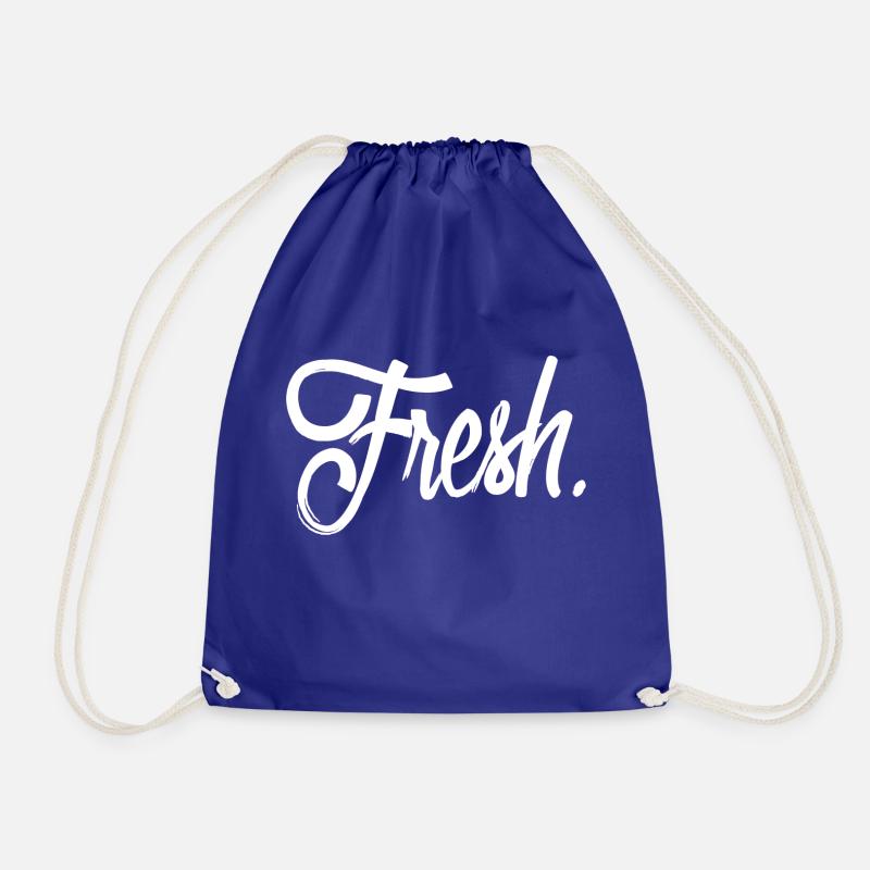 fresh white - Turnbeutel - Königsblau