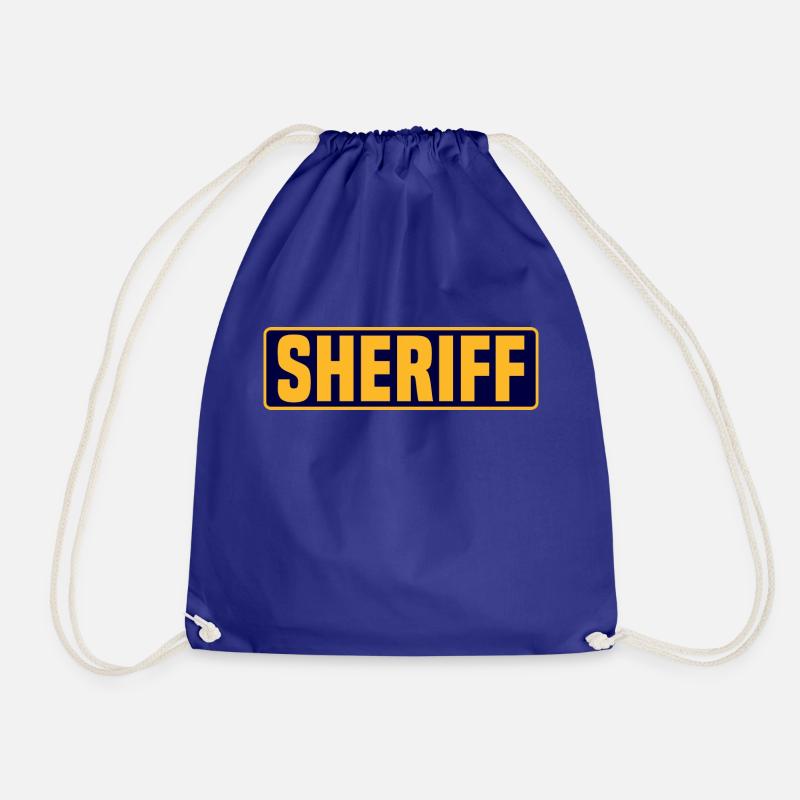 Sheriff - Turnbeutel - Königsblau