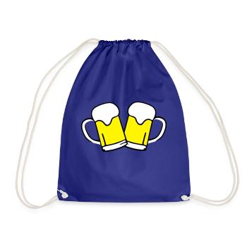 Beer - Drawstring Bag - royal blue - Front