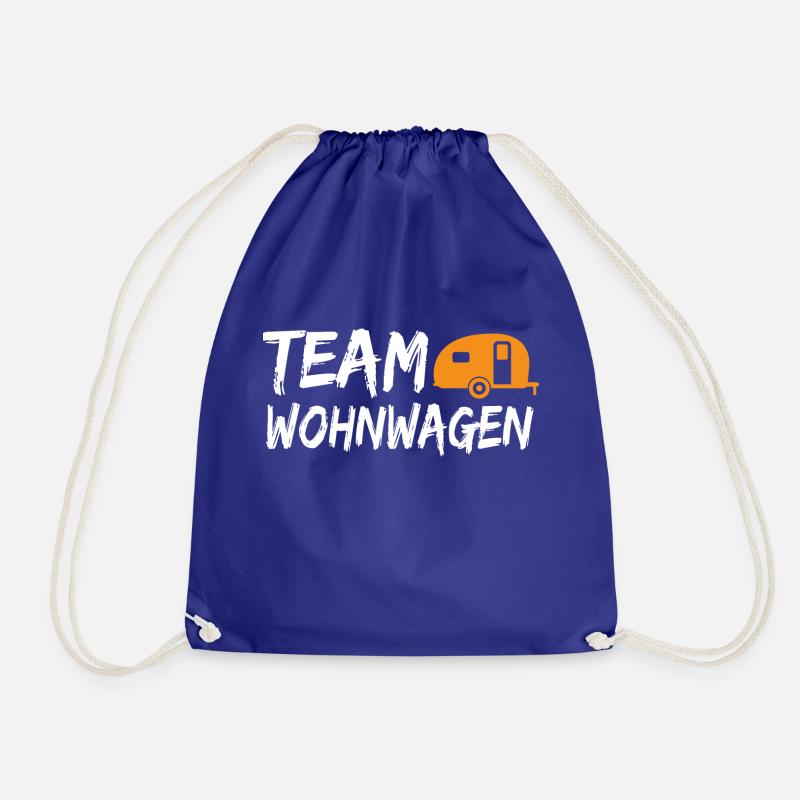 Team Wohnwagen - Turnbeutel - Königsblau
