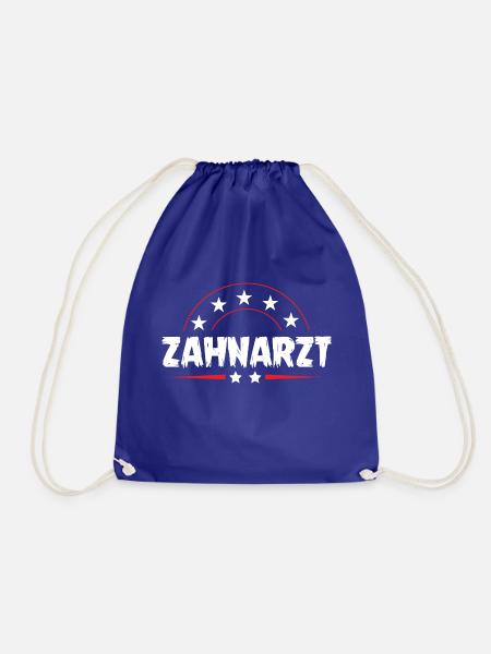 Zahnarzt Beruf - Turnbeutel - Königsblau