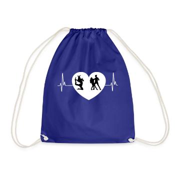 Danse Musique de danse - Sac de sport léger - bleu roi - Devant