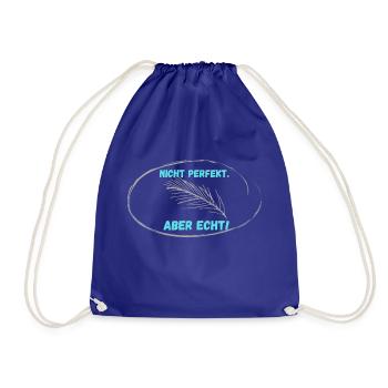 Pas PARFAIT, mais réel ! - Sac de sport léger - bleu roi - Devant