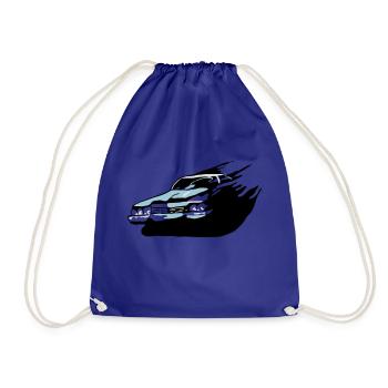 speed - Drawstring Bag - royal blue - Front