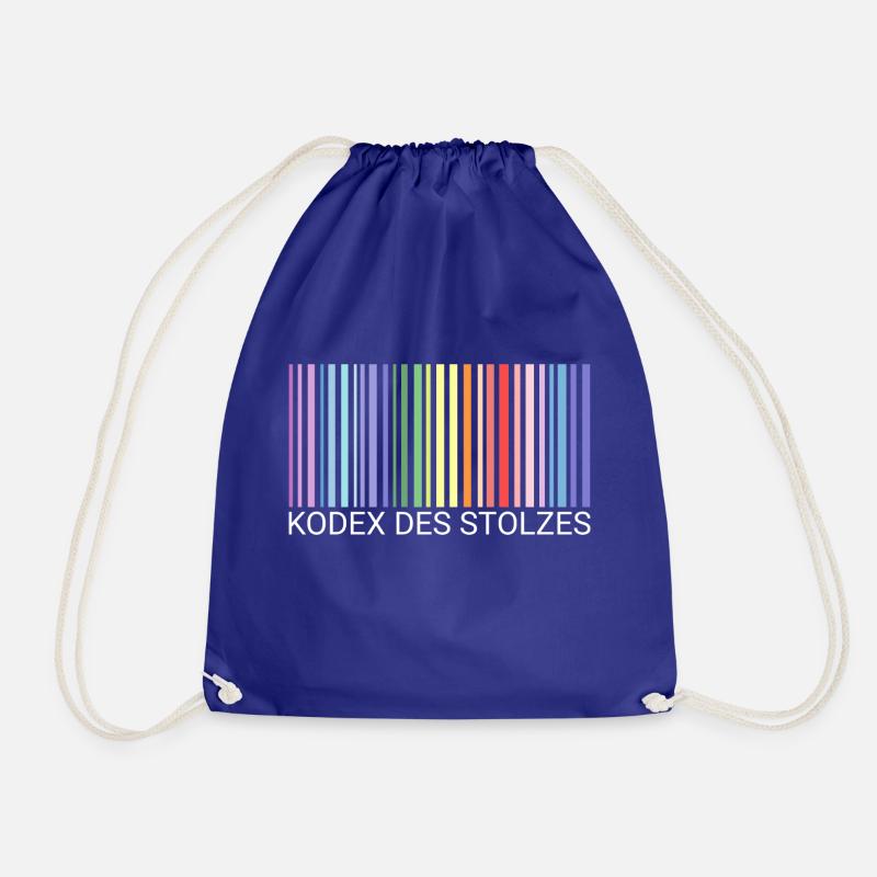 Kodex - Queer - Turnbeutel - Königsblau