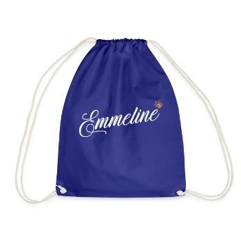 Emmeline Nom personnalisé pour Femmes, Enfants, Bambins - - Sac de sport léger - bleu roi - Devant