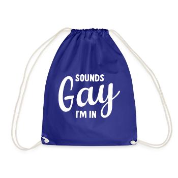 Sons Gay I ́m In LGBT - Sac de sport léger - bleu roi - Devant