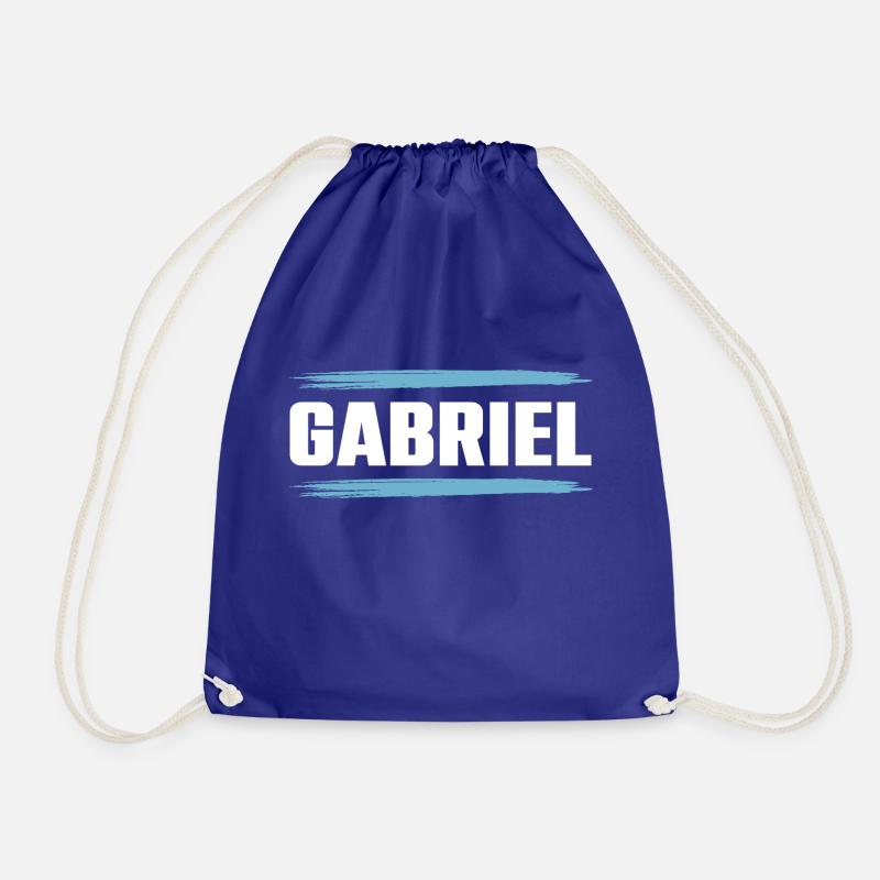 Gabriel - Drawstring Bag - royal blue