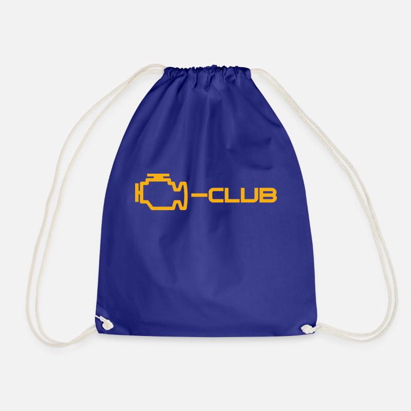 Engine Indicator Light - Club - Drawstring Bag - royal blue