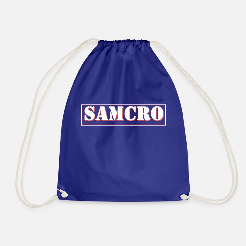 samcro - Drawstring Bag - royal blue