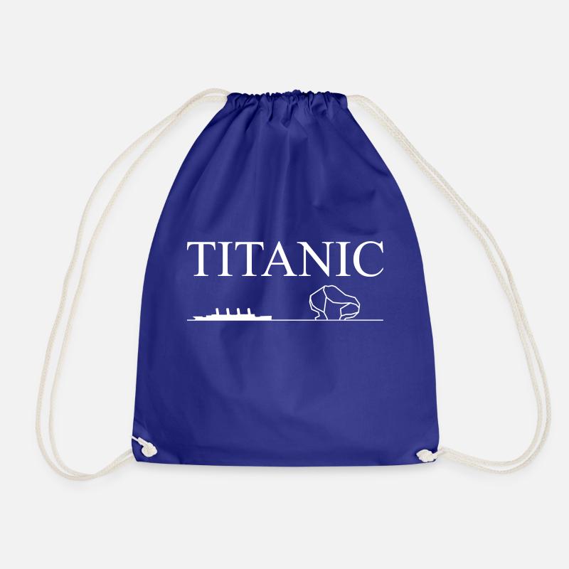 titanic - Drawstring Bag - royal blue