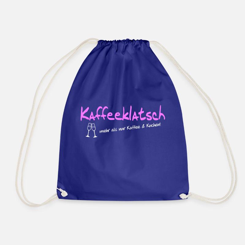 Kaffeeklatsch - Turnbeutel - Königsblau
