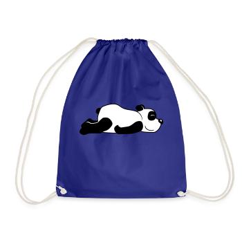 Panda Baer Suess - Turnbeutel - Königsblau - Vorne