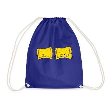 Maultaschen pairs - Drawstring Bag - royal blue - Front